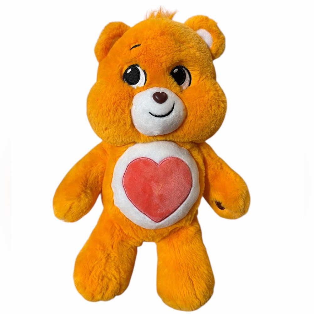 Care Bears Unlock The Magic Tenderheart Bear Plush Orange Stuffed Animal Toy 13”